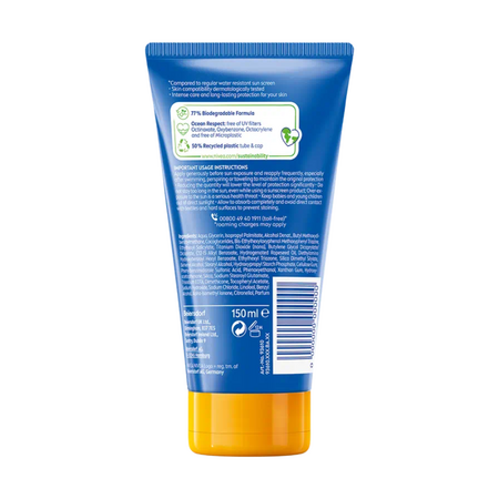 Lotiune de plaja cu SPF50+ Protect & Moisture Ultra Sun, 150 ml, Nivea 553765