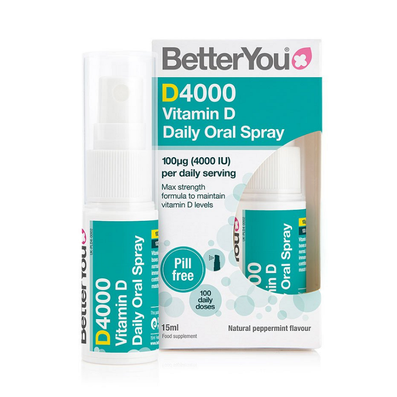 Spray oral cu vitamina D, 4000UI, 15 ml, BetterYou