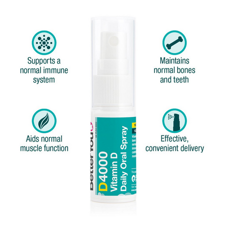 Spray oral cu vitamina D, 4000UI, 15 ml, BetterYou 553793