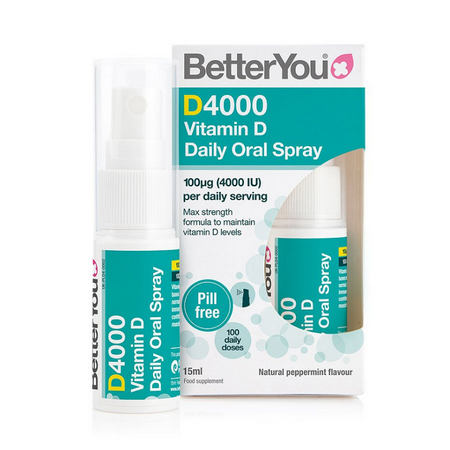 Spray oral cu vitamina D, 4000UI, 15 ml
