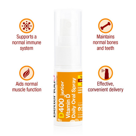 Spray oral cu vitamina D 400IU Junior, 15 ml, BetterYou 553802