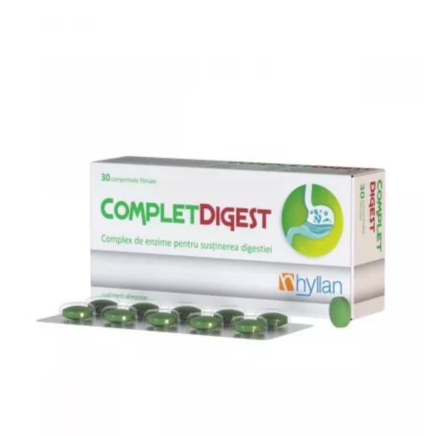 Complet digest, 30 comprimate, Hyllan