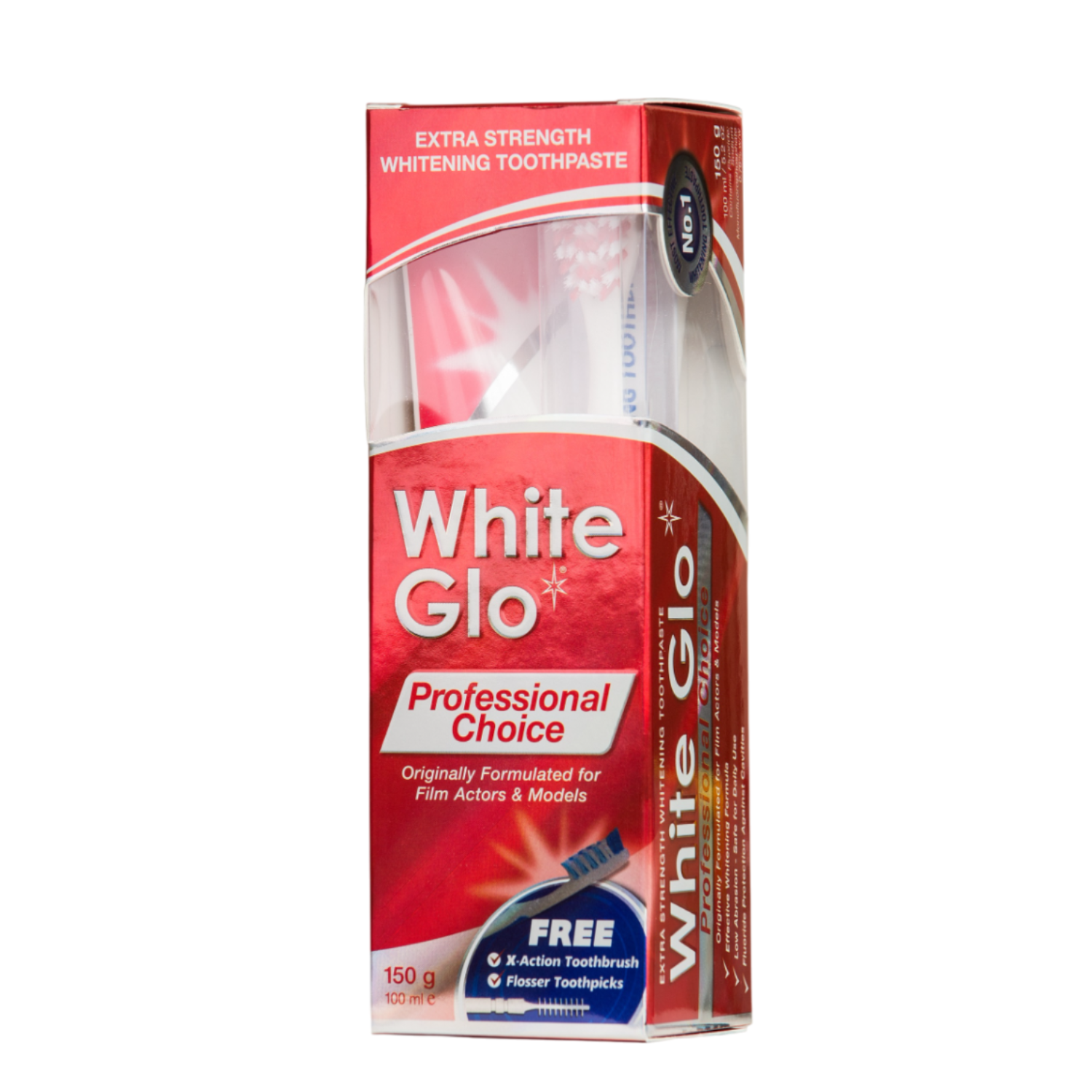 Pasta de dinti + periuta Professional Choice, 100 ml, White Glo