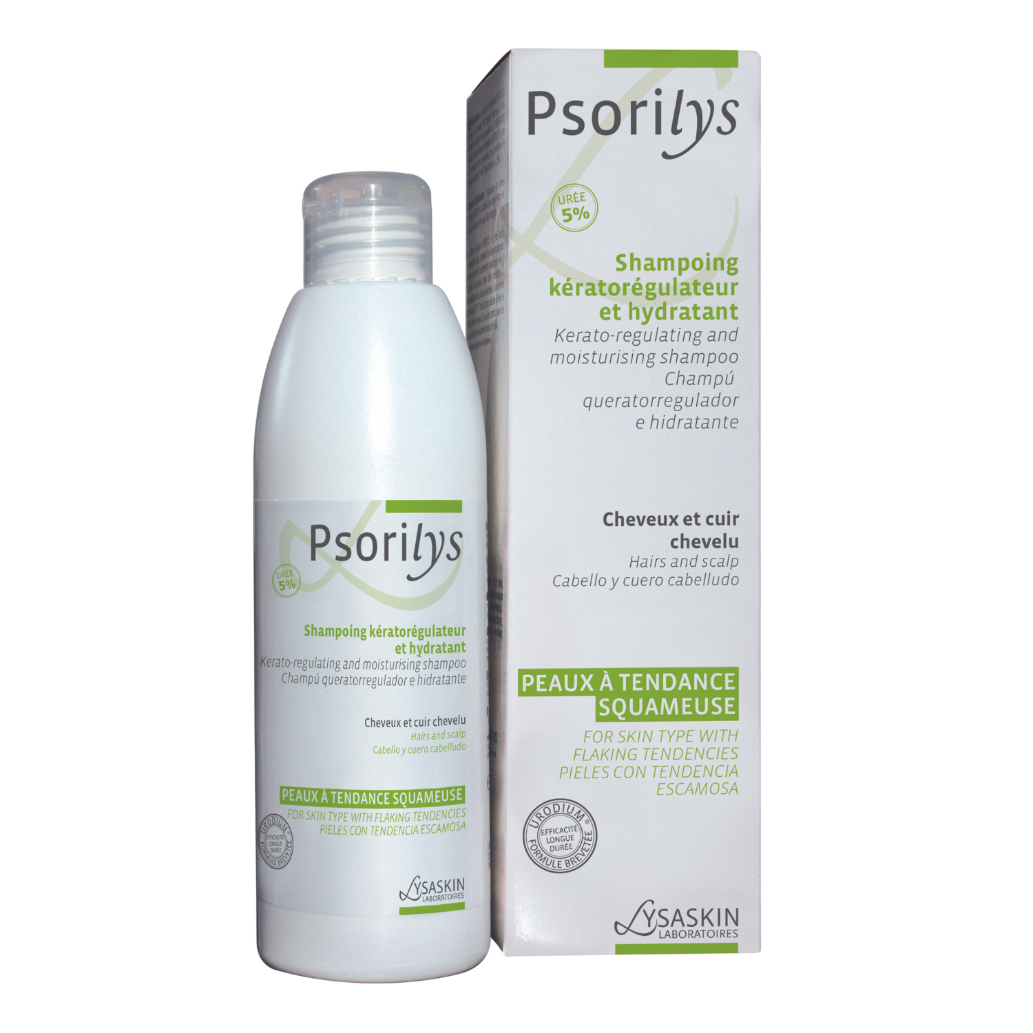 Sampon keratoreglator si hidratant Psorilys, 150 ml, Lab Lysaskin