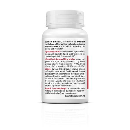 Alpha Lipoic Acid, 60 capsule, Zenyth 758486