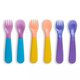 Set furculita si lingurita pentru copii Colour Reveal, 6 bucati, Munchkin 553925