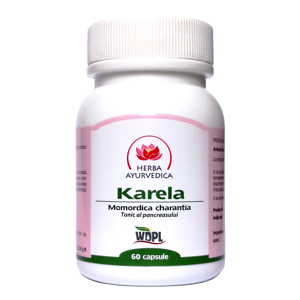 Karela, 60 capsule, Herba Ayurvedica