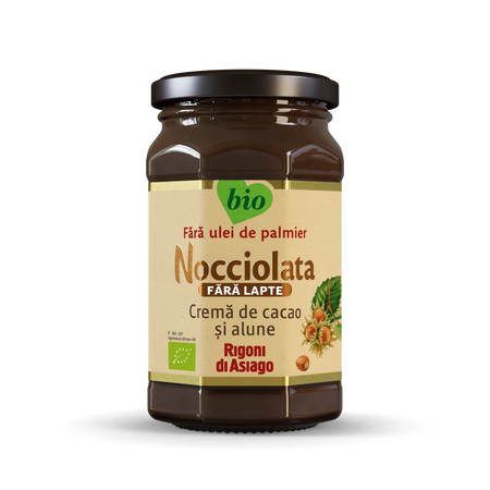 Nocciolata crema Bio cu cacao si alune de padure fara lapte