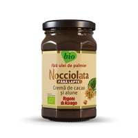 Nocciolata crema Bio cu cacao si alune de padure fara lapte, 250 ml, Rigoni di Asiago
