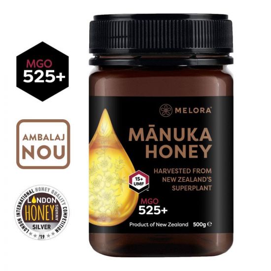 Miere de manuka, MGO 525+, 500g, Melora