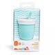 Canuta din silicon cu pai C'est Silicone, +6 luni, 118 ml, Mint, Munchkin 553978