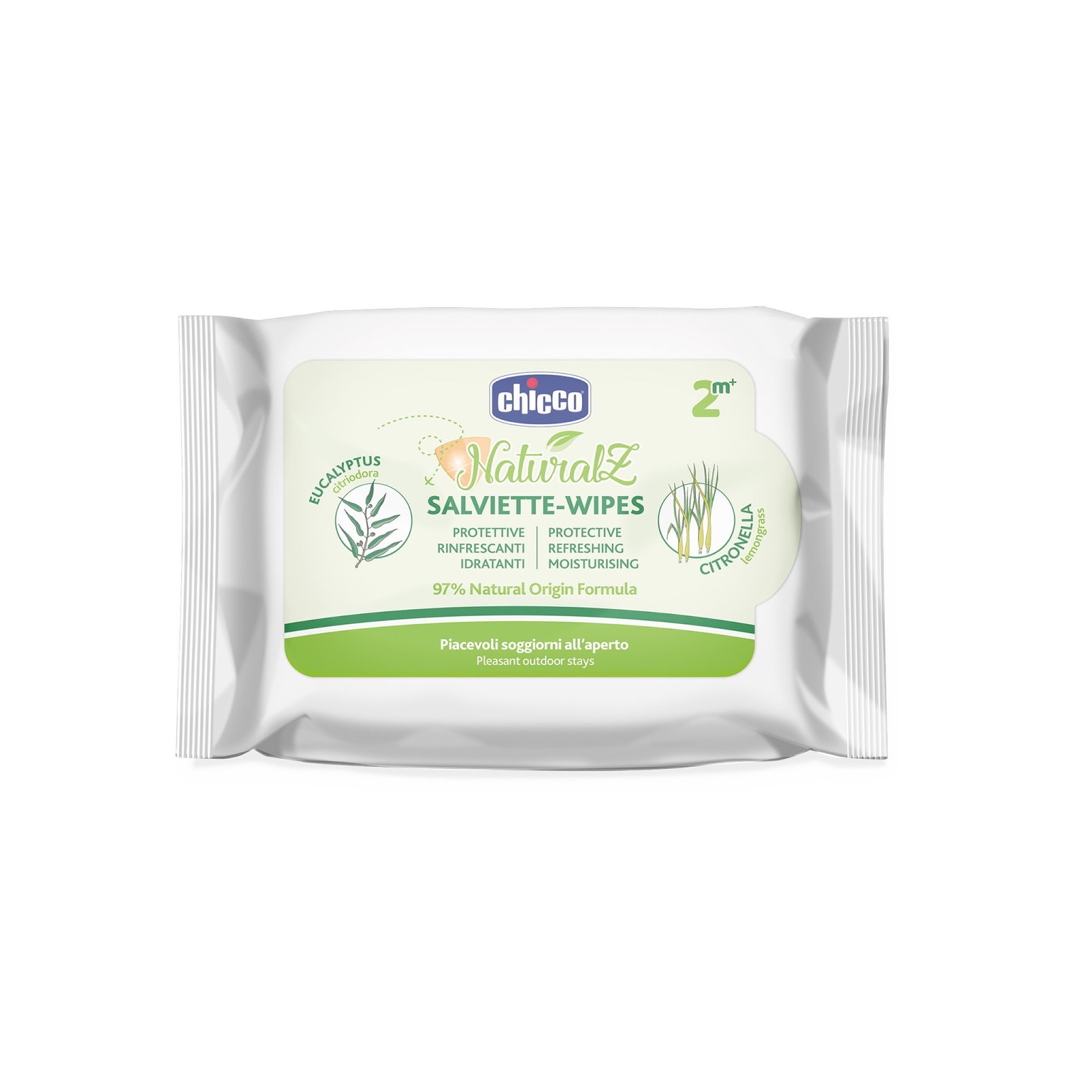 Servetele revigorante cu extract de eucalipt si citronella, 20 bucati, Chicco