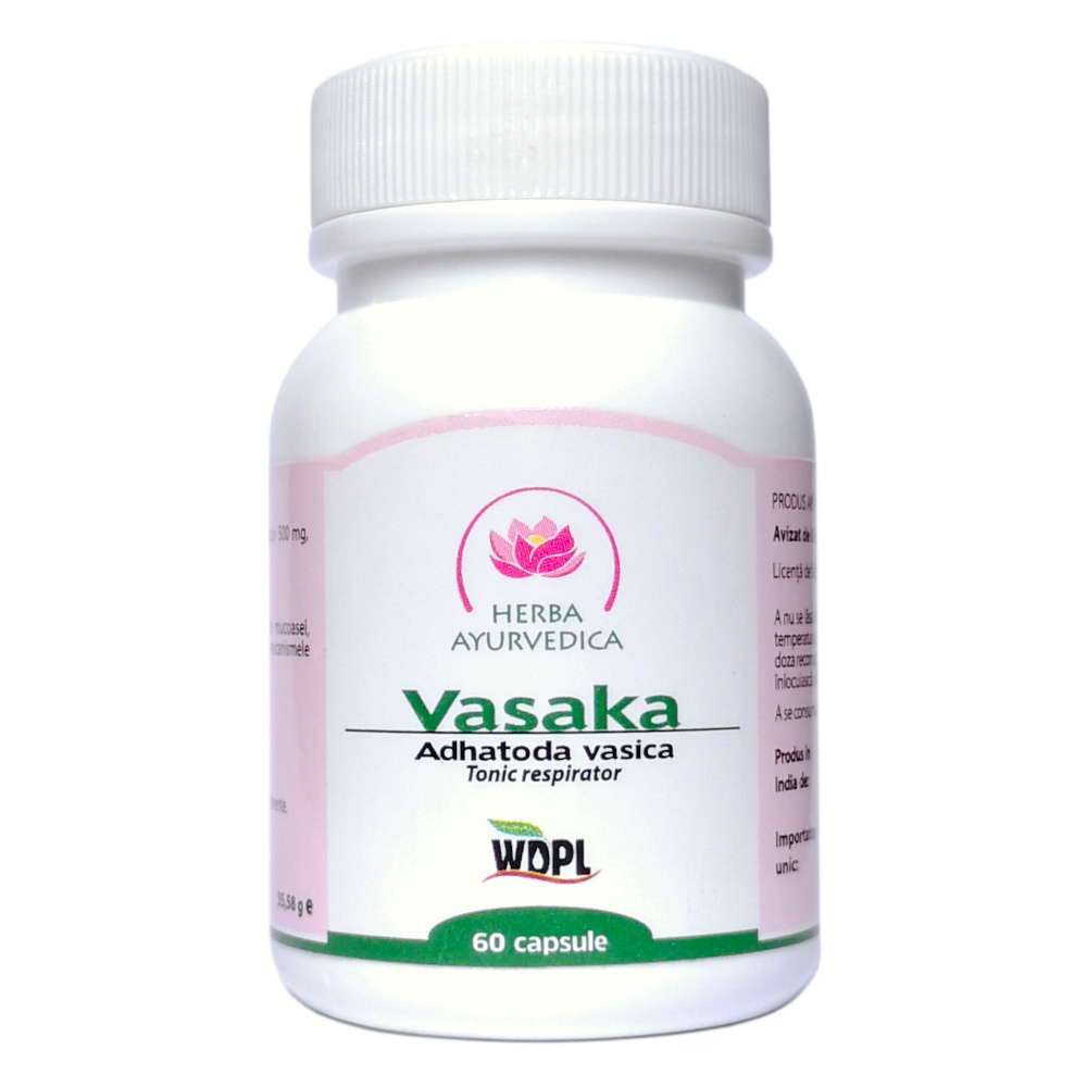 Vasaka tonic aspirator, 60 capsule, Herba Ayurvedica