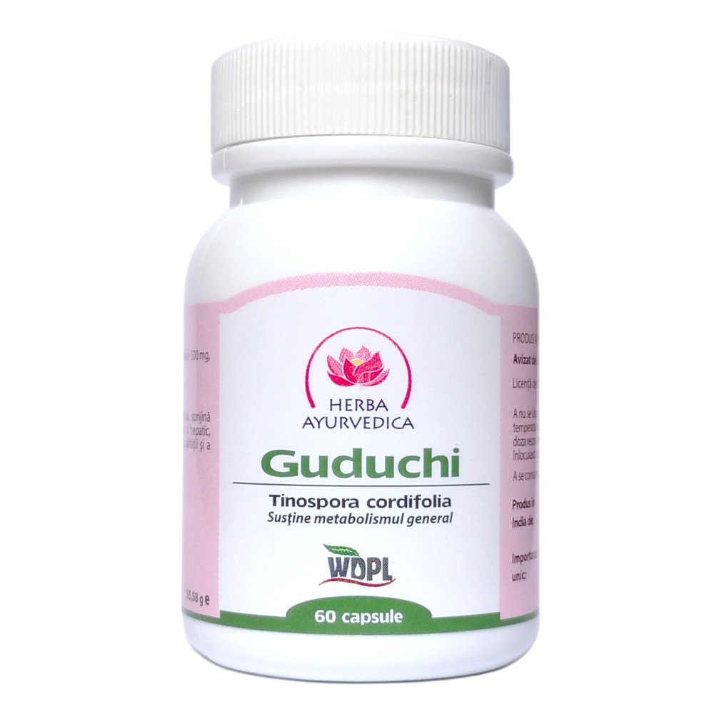 Guduchi, 60 capsule, Herba Ayurvedica