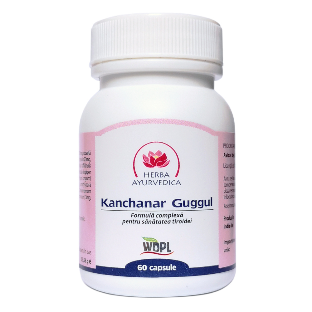 Kanchanar Guggul, 60 capsule, Herba Ayurvedica