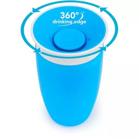 Cana Miracle 360, +12 luni, Blue, 296 ml, Munchkin 554023