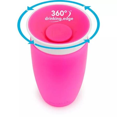 Cana Miracle 360, Pink, +12 luni, 296 ml, Munchkin 554028