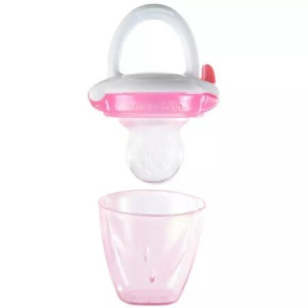 Dispozitiv de hranire din silicon pentru alimente, +4 luni, Pink, Munchkin 554079