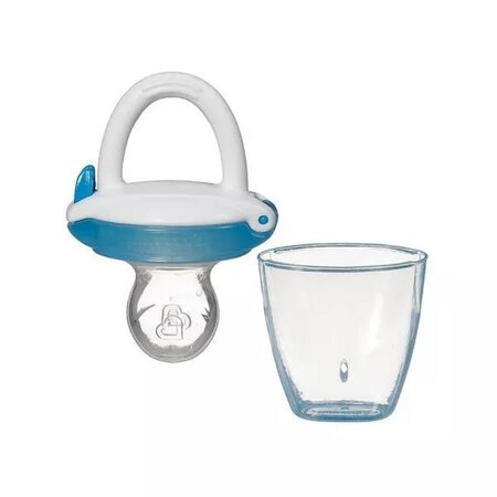 Dispozitiv de hranire din silicon pentru alimente, +4 luni, Blue, Munchkin 554085
