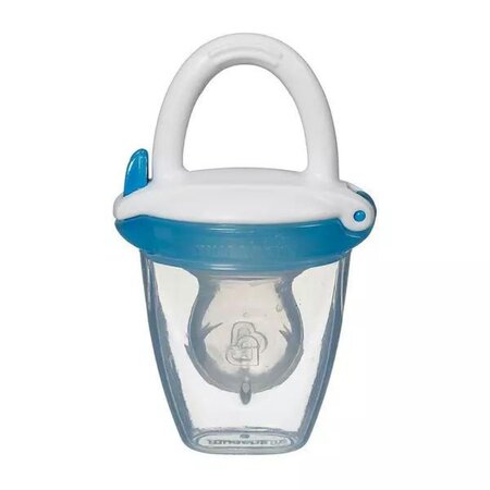 Dispozitiv de hranire din silicon pentru alimente, +4 luni, Blue