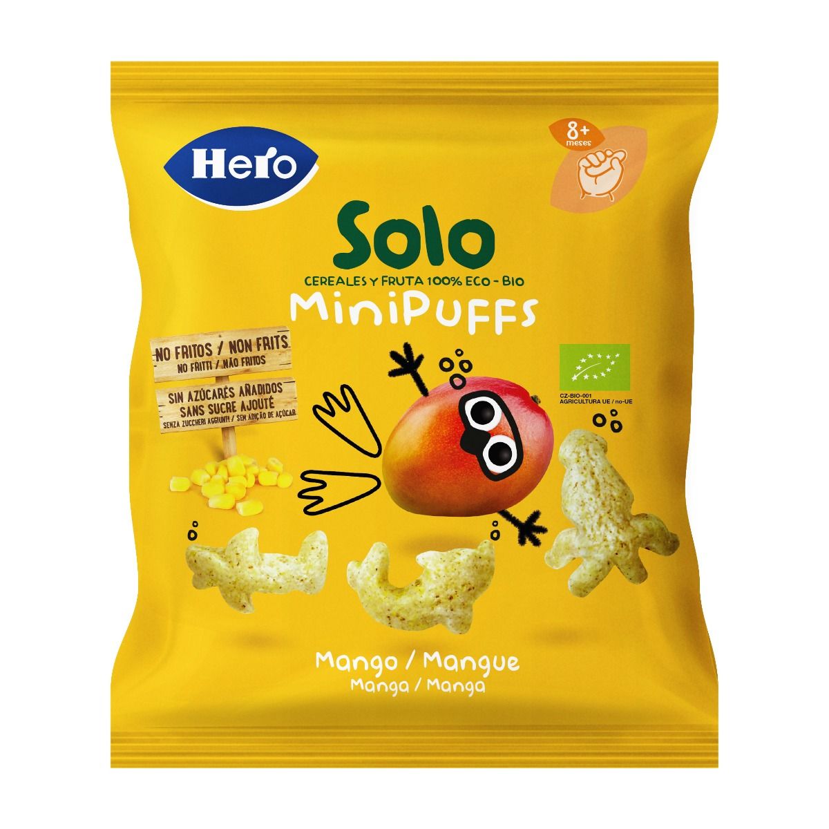 Snack Bio din cereale cu mango