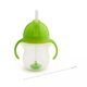 Cana cu pai flexibil si manere Any Angle Click Lock, +6 luni, Green, 207 ml, Munchkin 554122