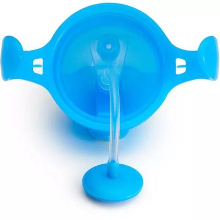 Cana cu pai flexibil si manere Any Angle Click Lock, +6 luni, Blue, 207 ml, Munchkin 554123