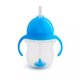 Cana cu pai flexibil si manere Any Angle Click Lock, +6 luni, Blue, 207 ml, Munchkin 554124