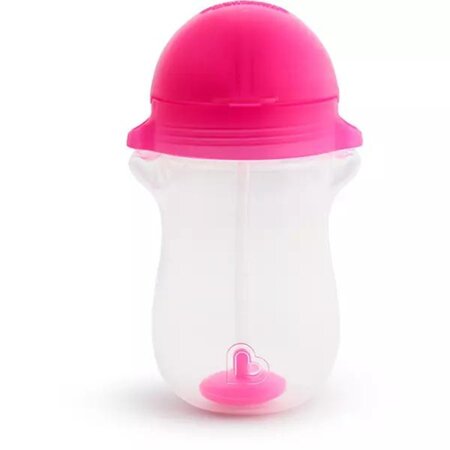 Cana cu pai flexibil Any Angle Click Lock, +12 luni, Pink, 296 ml, Munchkin 554150