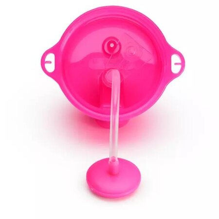 Cana cu pai flexibil Any Angle Click Lock, +12 luni, Pink, 296 ml, Munchkin 554151