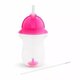 Cana cu pai flexibil Any Angle Click Lock, +12 luni, Pink, 296 ml, Munchkin 554148