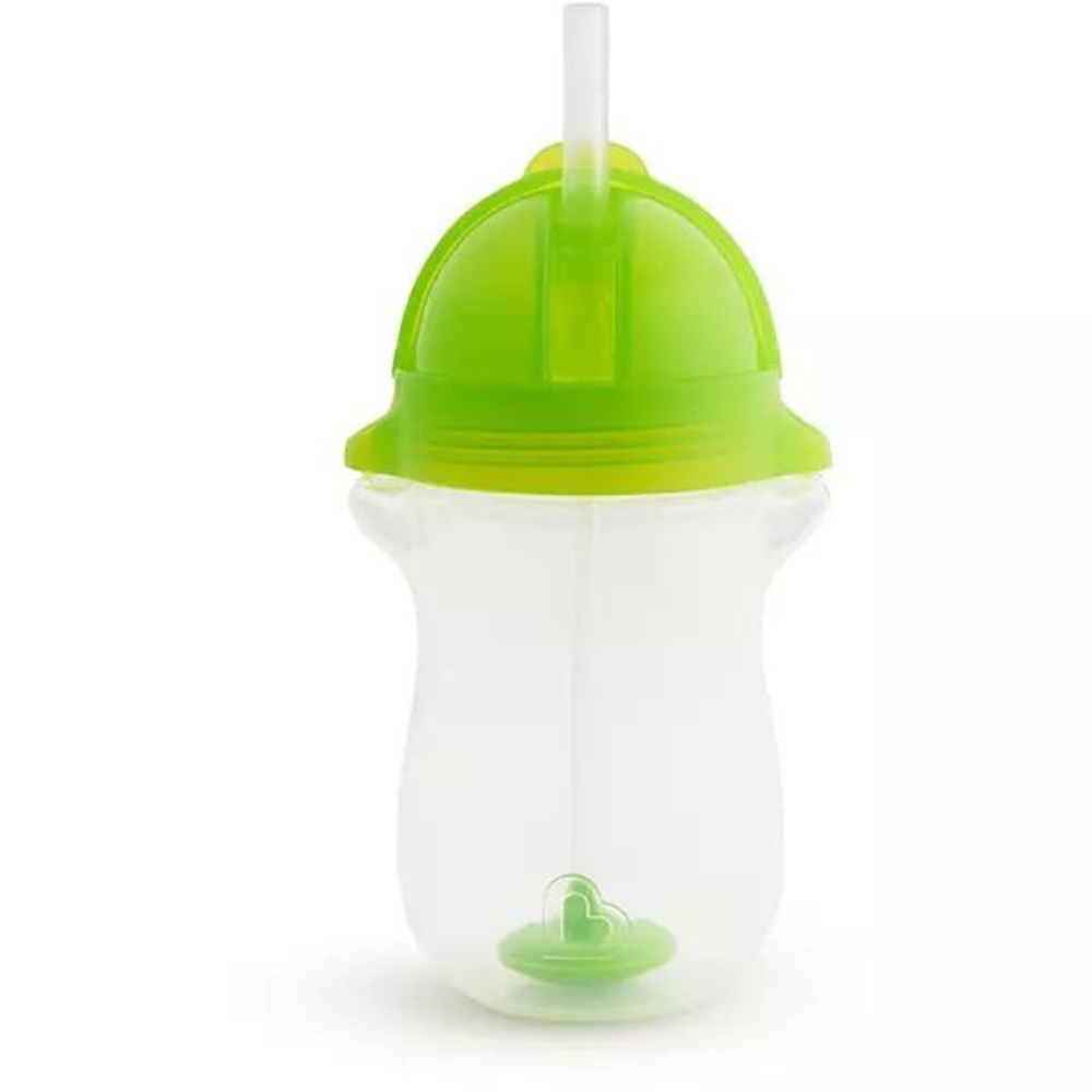 Cana cu pai flexibil Any Angle Click Lock, +12 luni, Green, 296 ml, Munchkin