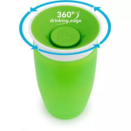 Cana Miracle 360, +12 luni, Green, 296 ml, Munchkin 554188