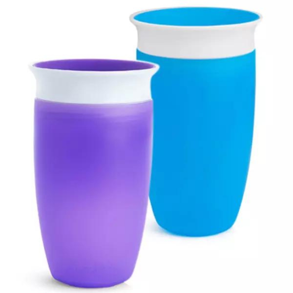 Set 2 Cani Miracle 360, Blue-Purple, 296 ml, Munchkin