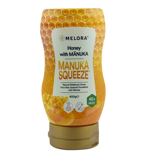 Miere salbatica cu miere de manuka, MGO 40+, 400 g, Melora