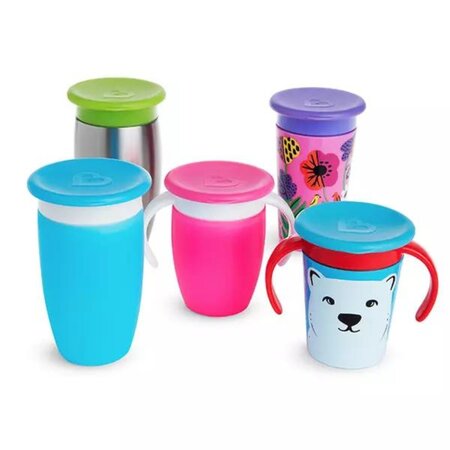 Set 4 capace pentru cana Miracle 360, Multicolor, Munchkin 554277