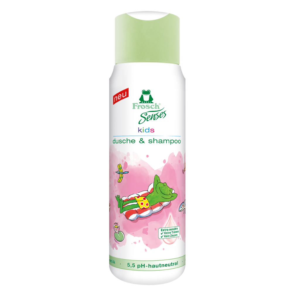 Gel de dus si sampon pentru copii Senses Kids, 300 ml, Frosch