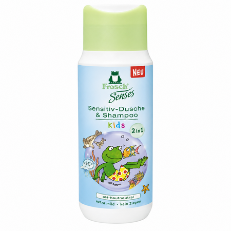 Gel de dus si sampon pentru copii Senses Kids, 300 ml, Frosch
