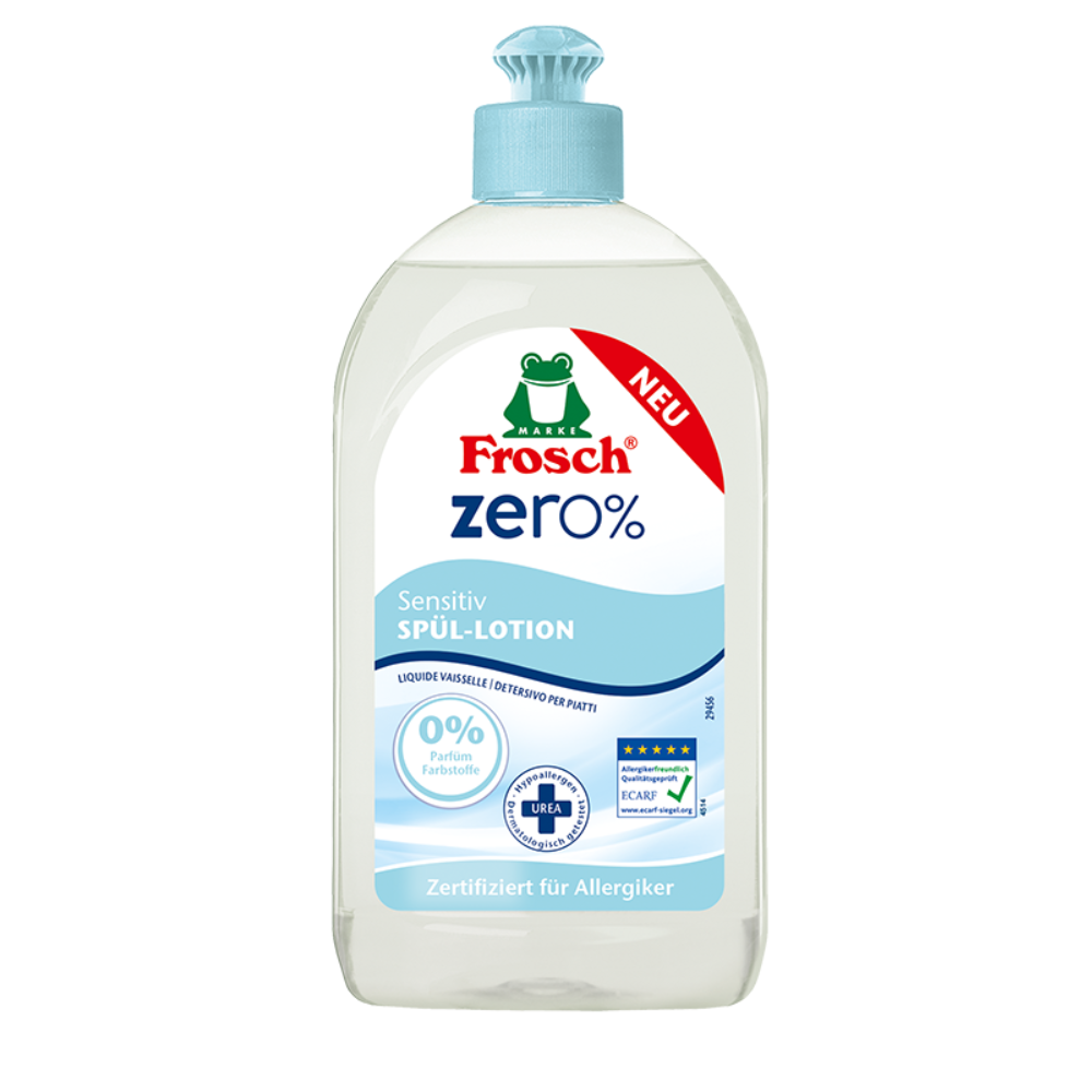 Detergent lotiune pentru vase Zero%, 500 ml, Frosch