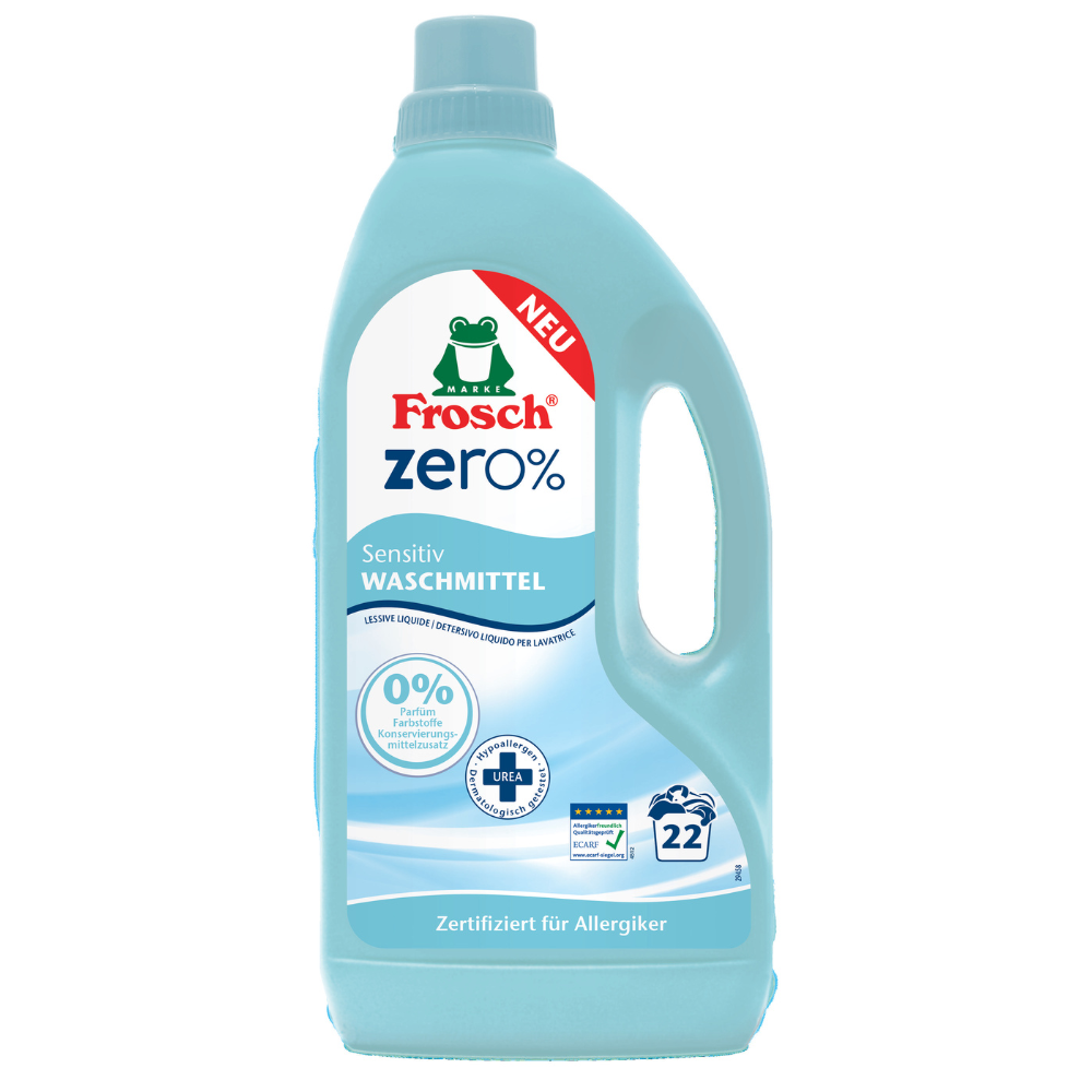 Detergent de Rufe Sensitive Zero%, 1.5 litri, Frosch