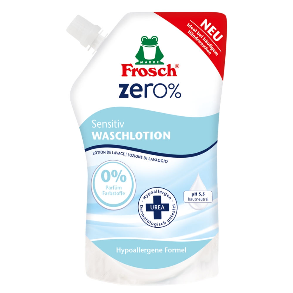 Sapun lotiune de spalat Sensitive Zero%, 500 ml, Frosch