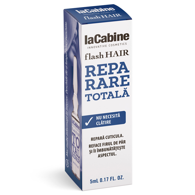 Fiola pentru par Total Repair, 5 ml, La Cabine