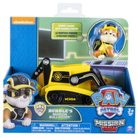 Patrula Catelusilor Set excavator cu figurina Rubble, 20079031, Nickelodeon