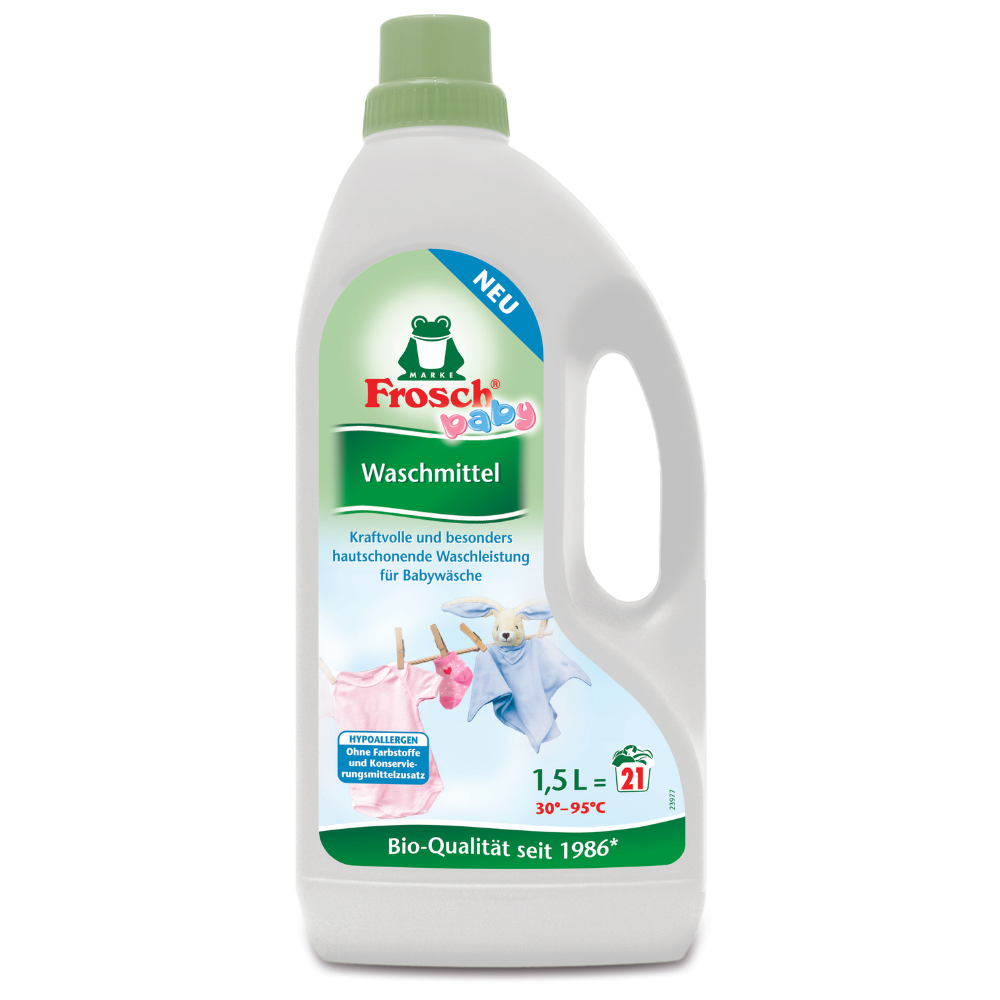 Detergent Lichid pentru Rufe Baby, 1500 ml, Frosch