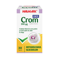 Crom Forte, 200 ug, 30 tablete, Walmark