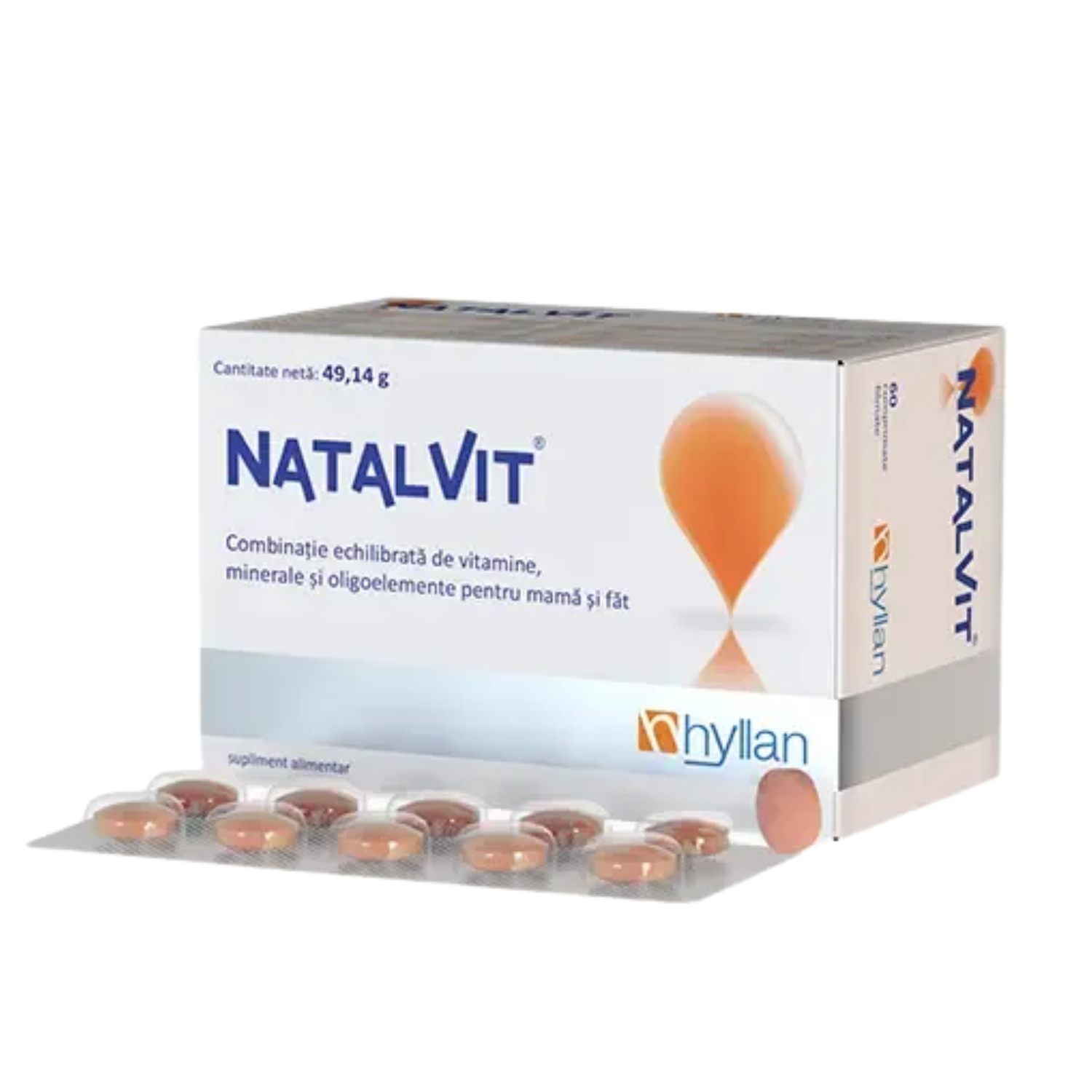 Natalvit, 60 comprimate, Hyllan