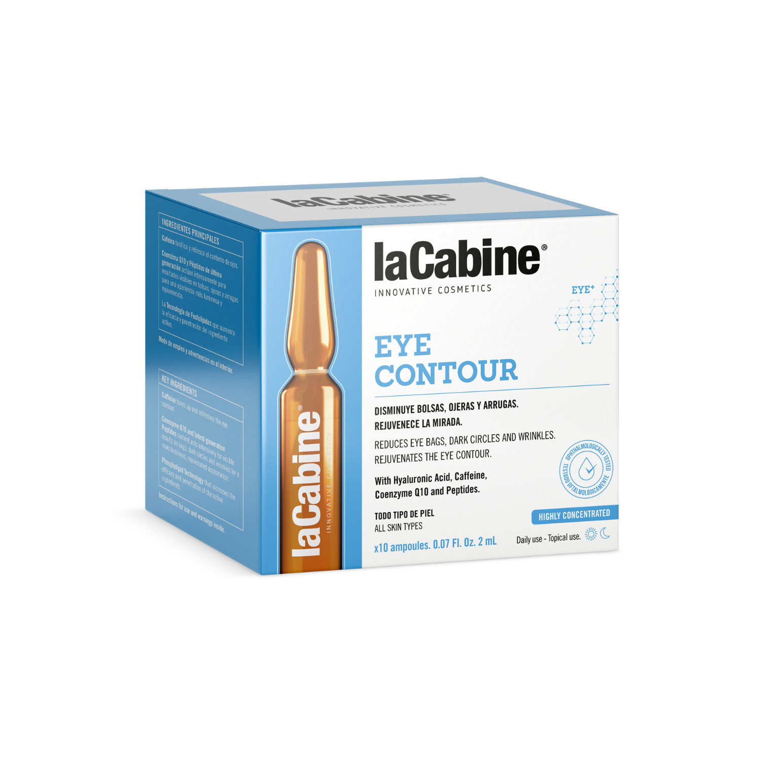 Fiole pentru conturul ochilor, 10 fiole x 2 ml, La Cabine