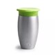 Cana de antrenament Miracle 360 Stainless Steel, +12 luni, Green, 296 ml, Munchkin 554465