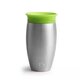 Cana de antrenament Miracle 360 Stainless Steel, +12 luni, Green, 296 ml, Munchkin 554466