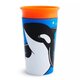 Cana de antrenament Miracle 360 Wildlove, +12 luni, Orca Whale, 266 ml, Munchkin 554504